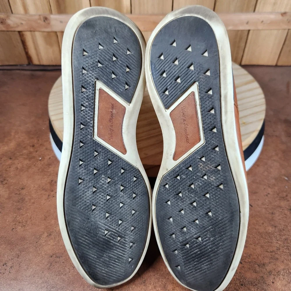 Wolf &‎ Shepherd Crossover Shoes Mens 8 Brown Leather Chukka Casual Lightweight